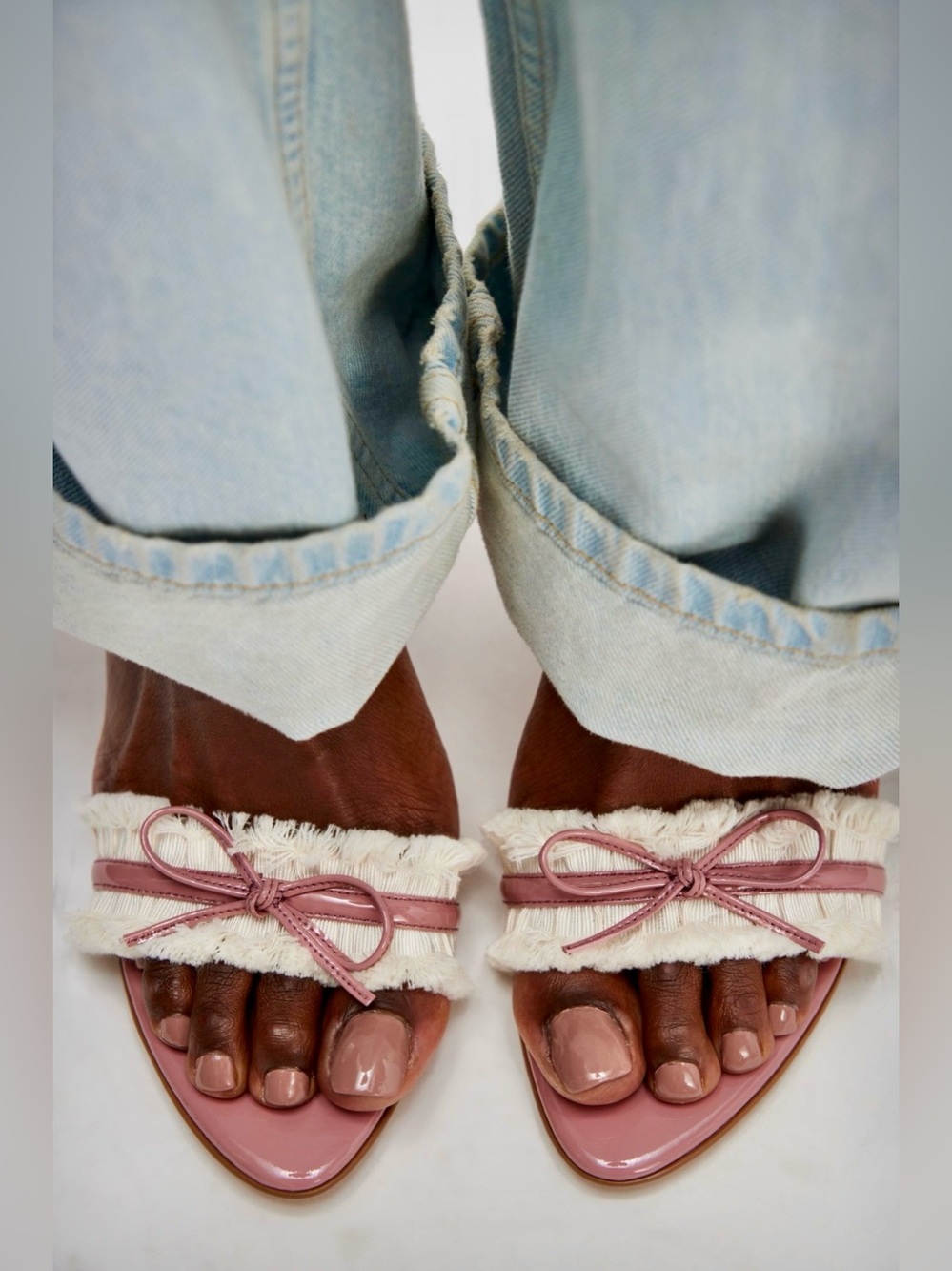 FREE PEOPLE X JEFFREY CAMPBELL French Exit Bow Heels